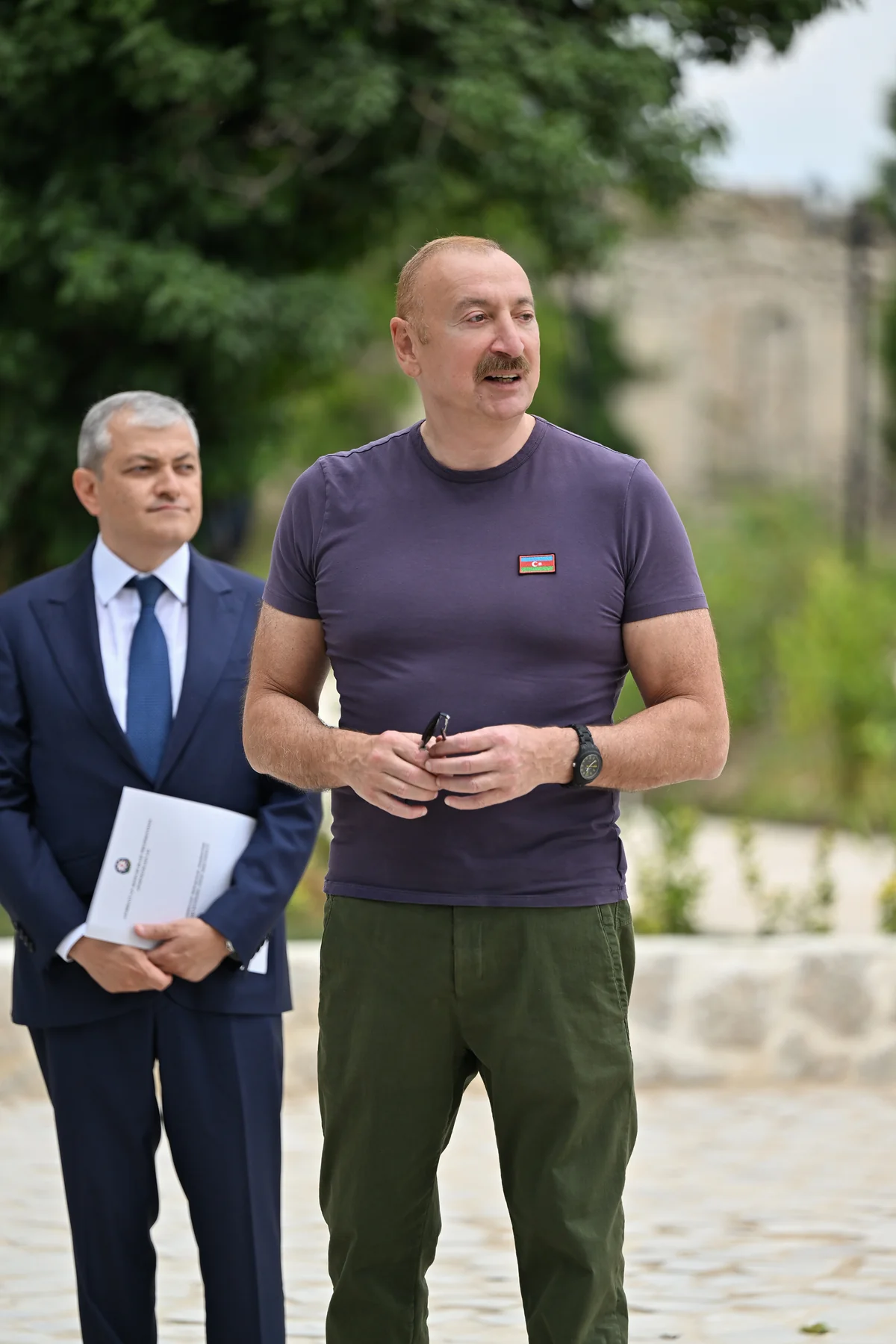 İlham Əliyev Şuşada 