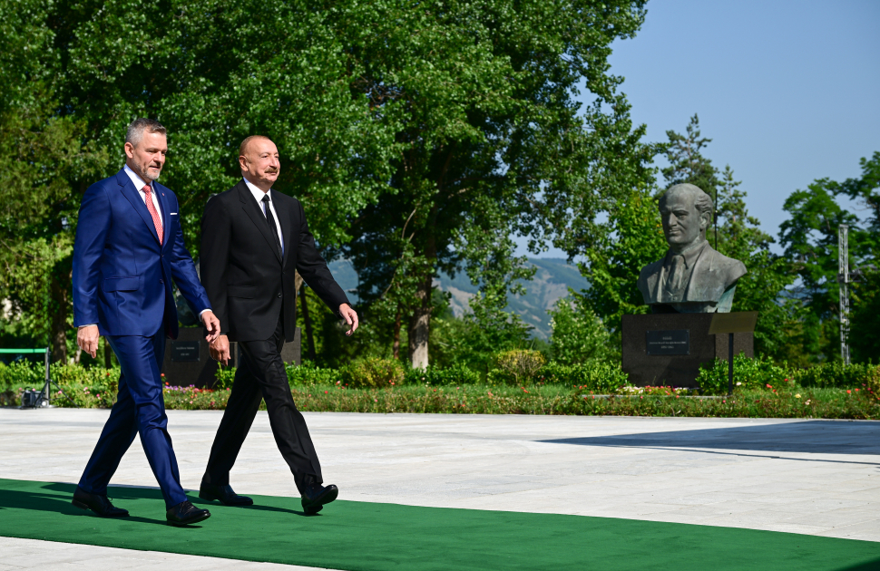 Prezidentlər Şuşada mətbuata bəyanatlarla çıxış etdi (YENİLƏNİR)