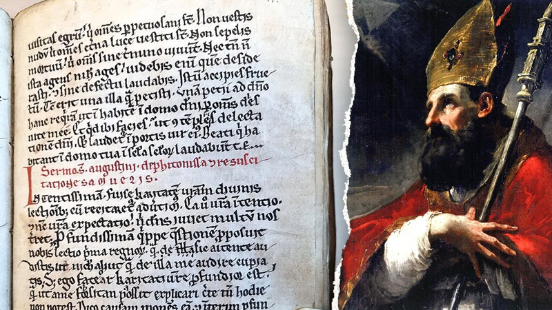 Cadugər, padşah və peyğəmbər ruhu: Müqəddəs Avqustinin 1600 illik moizələri tapıldı