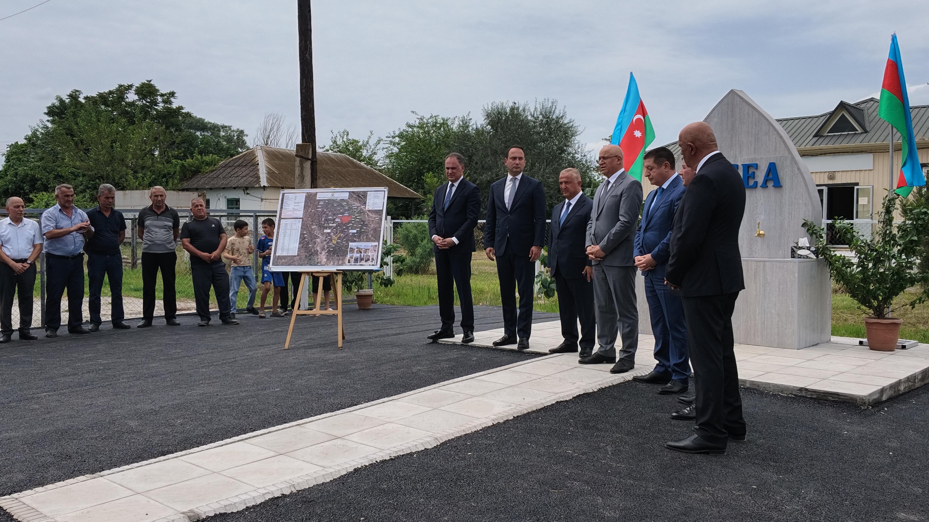 ADSEA daha bir kəndi içməli su ilə təmin edib (FOTO)