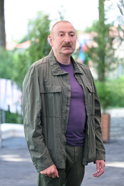Prezident Xocavəndin Quzeyxırman kəndində oldu (FOTO)