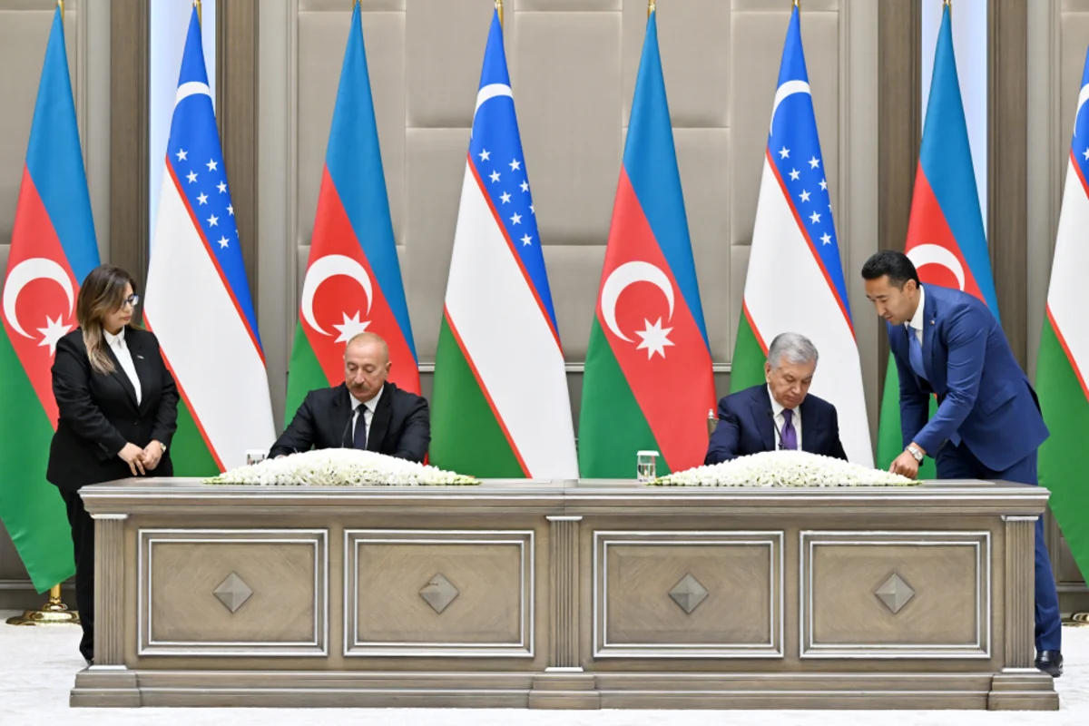 Azərbaycan-Özbəkistan sənədləri imzalandı (FOTO/VİDEO)