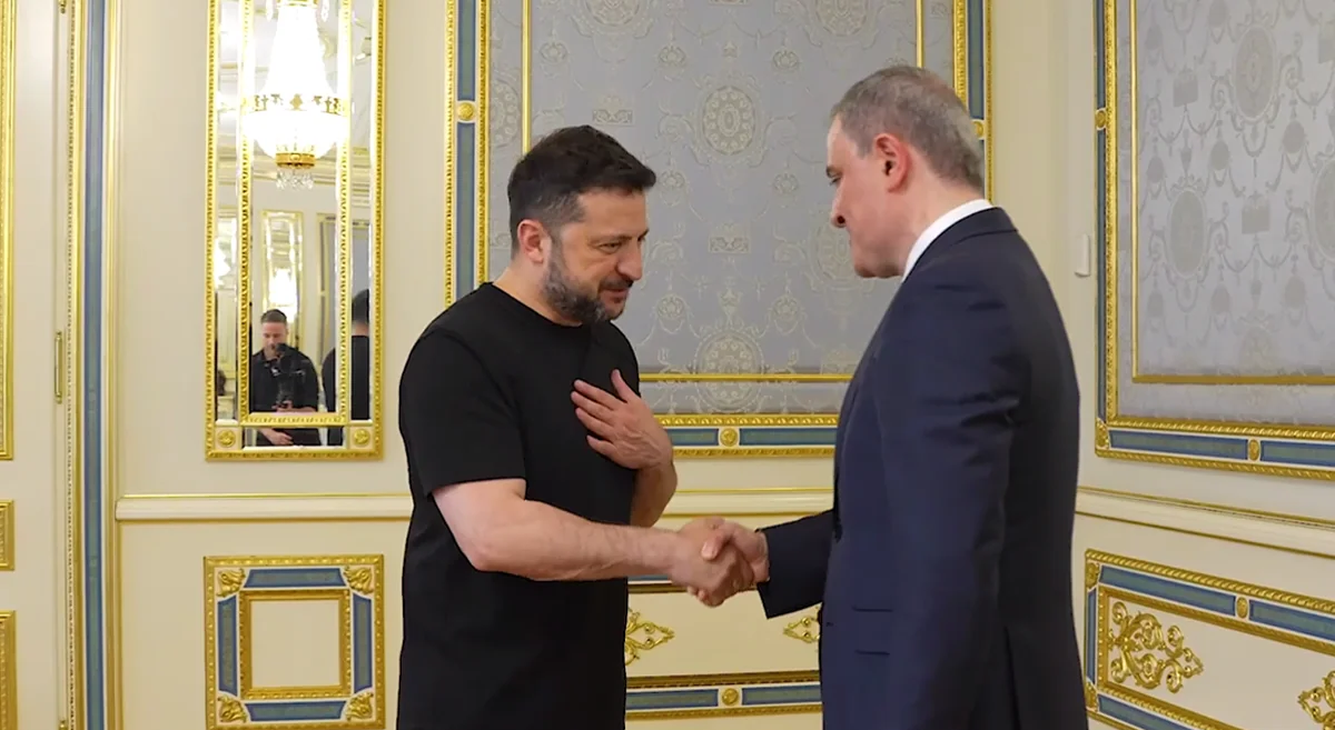 Zelenski Ceyhun Bayramovu qəbul etdi (FOTO)