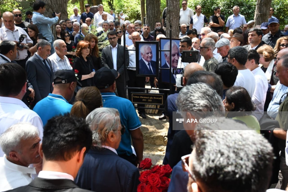 Nəriman Həsənzadə dəfn edildi (YENİLƏNİB)