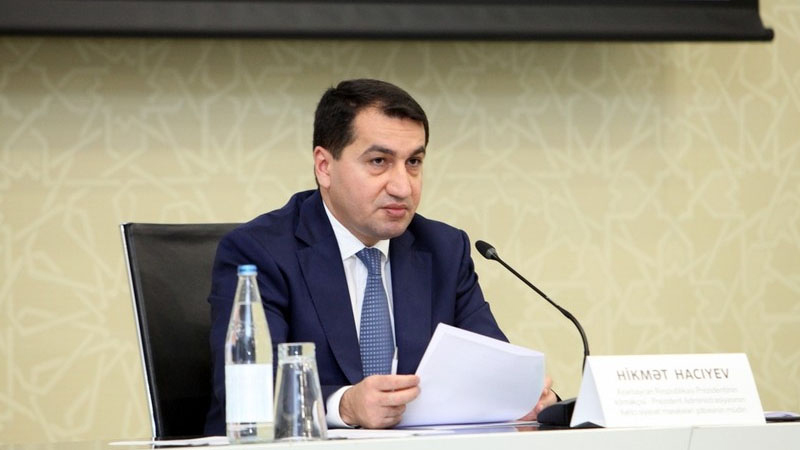 Hikmət Hacıyev: Ermənistan Konstitusiyasından ərazi iddiaları çıxarılsa, sülh sazişi üçün problem qalmır