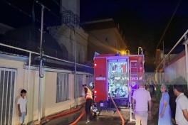 Bakıda məsciddə yanğın olub (FOTO)