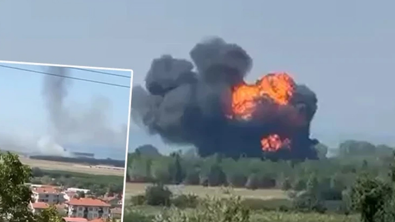 Türkiyədə F-16 qəzaya uğradı - Pilot katapult etdi
