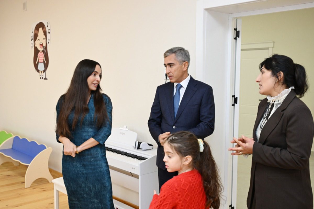 Şamaxının Göylər kəndində körpələr evi-uşaq bağçası istifadəyə verildi (FOTO)