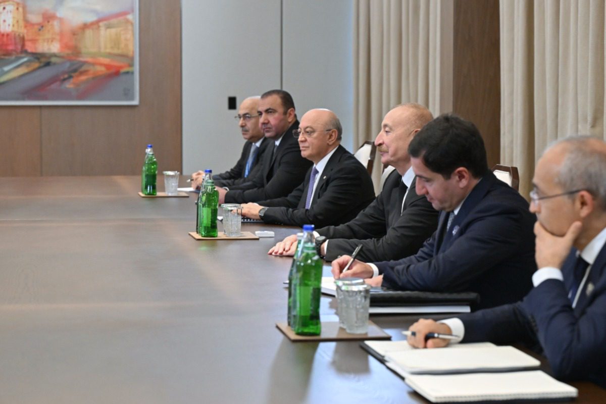 İlham Əliyev Qətər Dövlətinin Əmiri ilə görüşdü (FOTO)