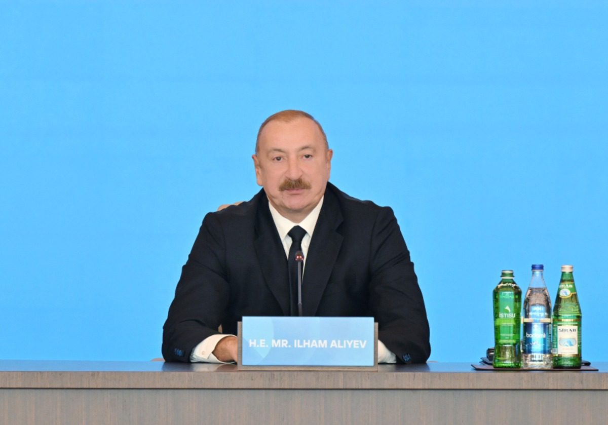 İlham Əliyev VII Ümumdünya Mədəniyyətlərarası Dialoq Forumunun açılışında çıxış edir (YENİLƏNİB)