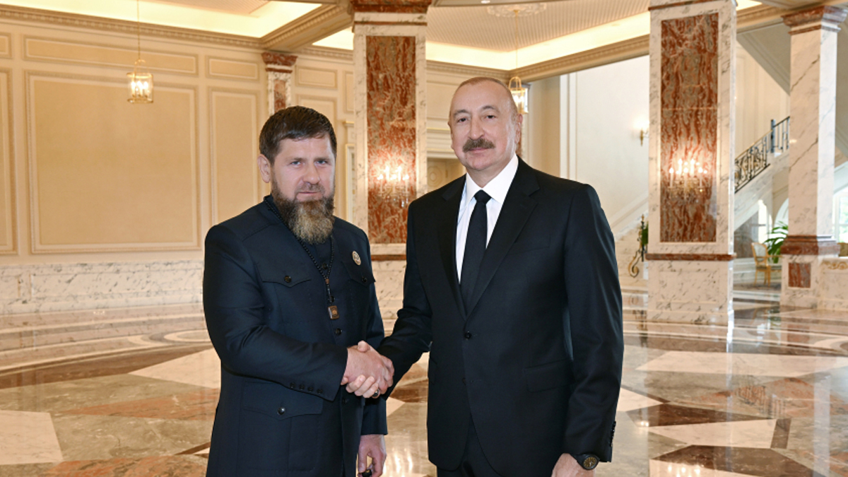 İlham Əliyev Ramzan Kadırovu qəbul etdi (FOTO)