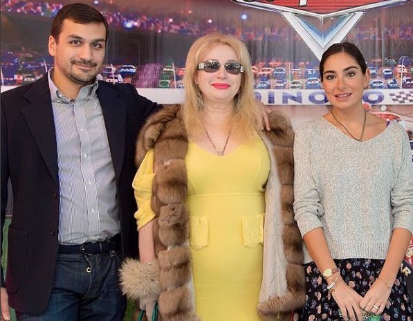 Arzu Əliyevanın qayınanası ilə fotosu