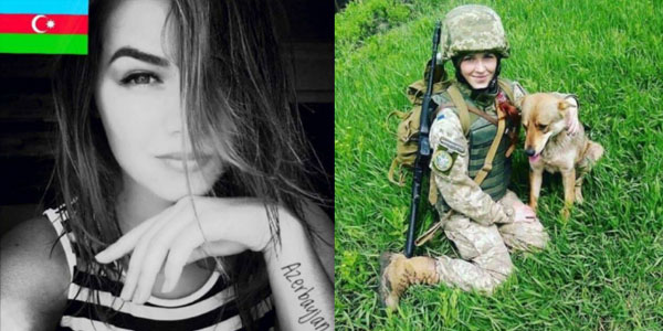 Azərbaycanlı qadın hərbçi partlayış zamanı şəhid oldu (FOTOLAR)