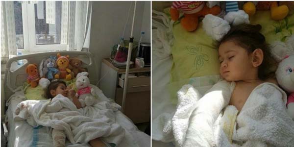 Mehriban Xanlarova yanan nəvəsinin fotolarını paylaşdı (FOTO)