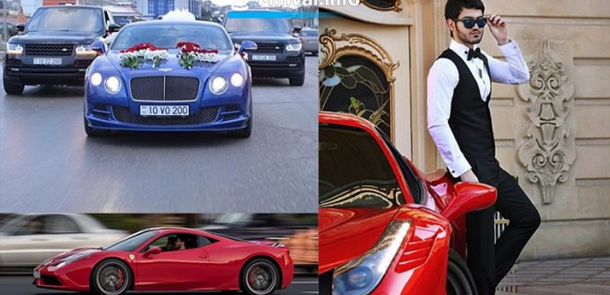 Azərbaycanlı oliqarx oğlunun dəbdəbəli həyatı (FOTOLAR)