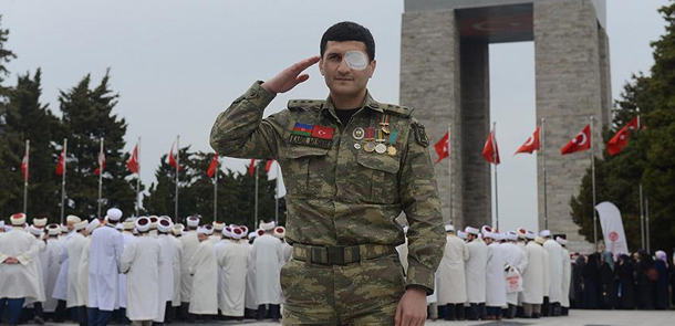 Qarabağ qazisindən Afrindəki Mehmetciyə dəstək (FOTOLAR)