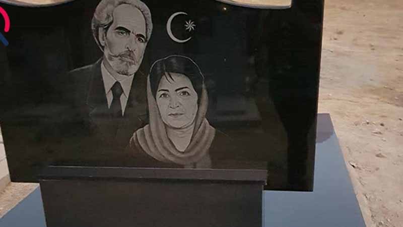 Məzar daşına Elçibəylə şəkli vuruldu (FOTO)