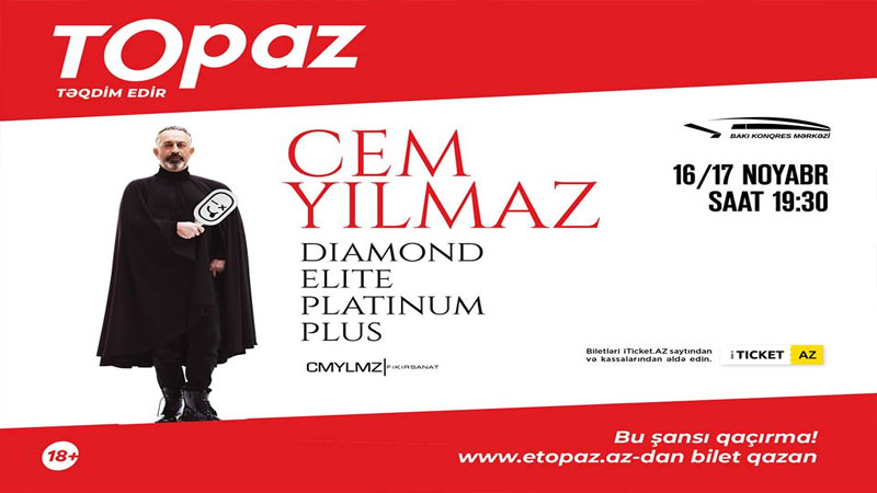 Cem Yılmaz Bakıda çıxış edəcək (18+)