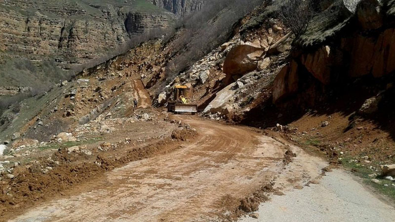 Quba-Xınalıq yolu bağlandı