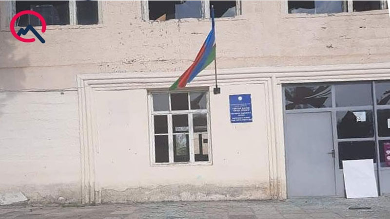 Ermənilərin Tərtərdə hədəf aldığı məktəb (FOTO)