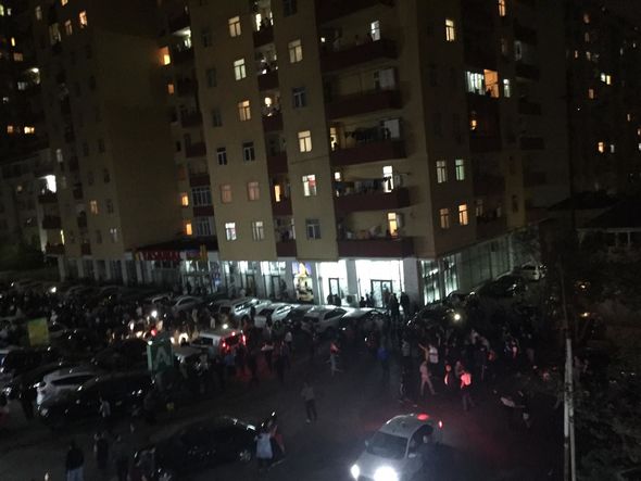 Ordumuzun qələbəsi Bakıda qeyd olunur (FOTO/VİDEO)
