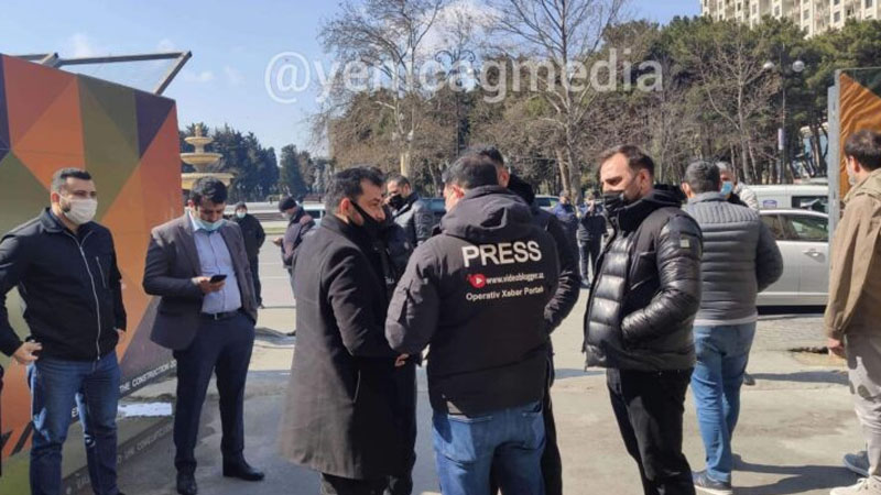 Gömrük Komitəsinin qarşısında etiraz aksiyası (FOTO/VİDEO)