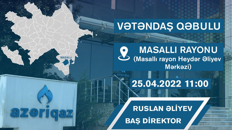Ruslan Əliyevin Masallı sakinləri ilə görüşü olacaq