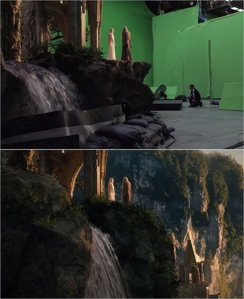 Filmlərdəki səhnələr istifadə edilən xüsusi effektlərdən əvvəl və sonra – FOTOlent HOLLYWOOD səhnələrinin sirri açıldı..!