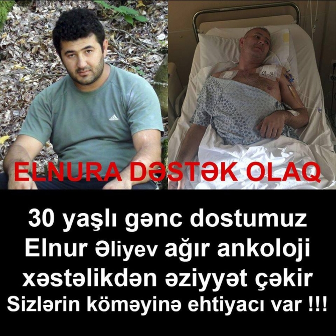 Elnurun köməyinizə ehtiyacı var!