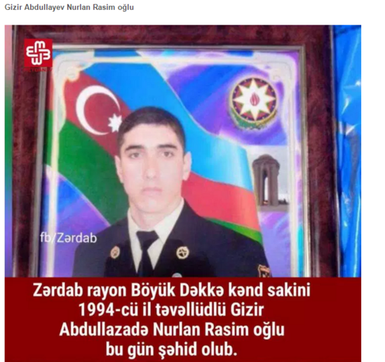 1-5 aprel arası döyüşdə həlak olan ŞƏHİDLƏRİMİZİN TAM SİYAHISI - FOTOLAR