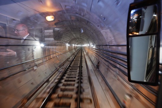 Prezident yeni metro stansiyalarda - FOTOLAR