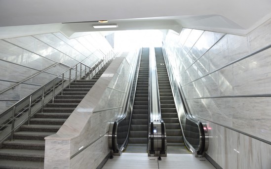 Prezident yeni metro stansiyalarda - FOTOLAR
