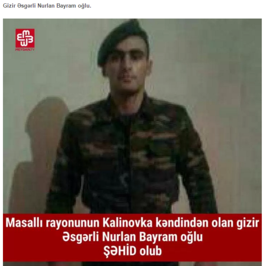 Aprel döyüşlərində həlak olan şəhidlərimizin ölümündən 40 gün ötdü