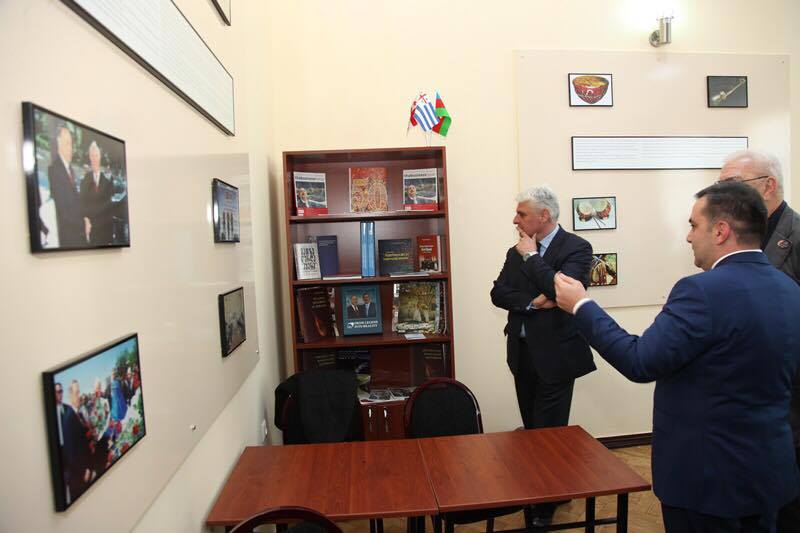 Batumidə “Heydər Əliyev adına Azərbaycanşunaslıq Mərkəzi“ açıldı - Fotolar