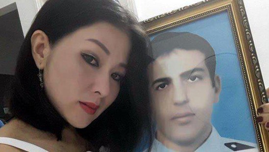 Şəhid xanımından ürək parçalayan hərəkət - FOTOLAR