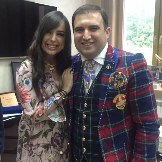 Hacı Nuran Leyla Əliyeva ilə birlikdə - FOTOLAR