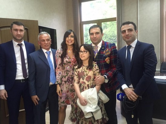 Hacı Nuran Leyla Əliyeva ilə birlikdə - FOTOLAR