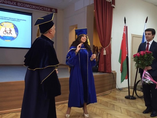 Hacı Nuran Leyla Əliyeva ilə birlikdə - FOTOLAR
