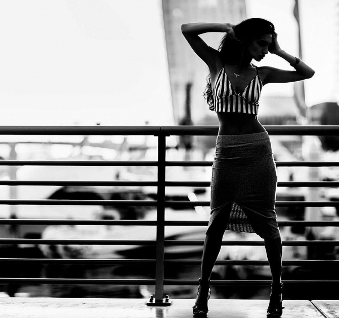 Azərbaycanlı modelin Dubay sərgüzəştləri - FOTOLAR