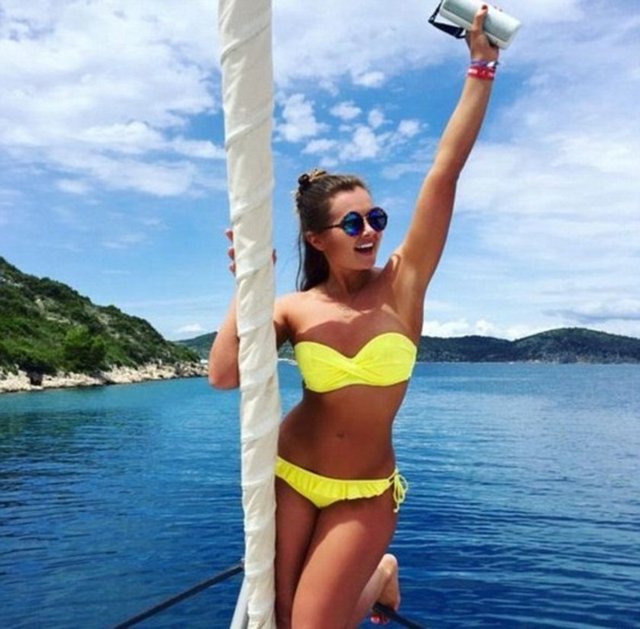 Tiffany Brien'ın karnı bir gecede bu hale geldi