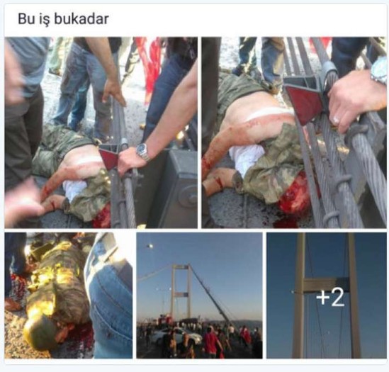 Qiyamçı əsgərlərin ŞOK FOTOLARI (18+)