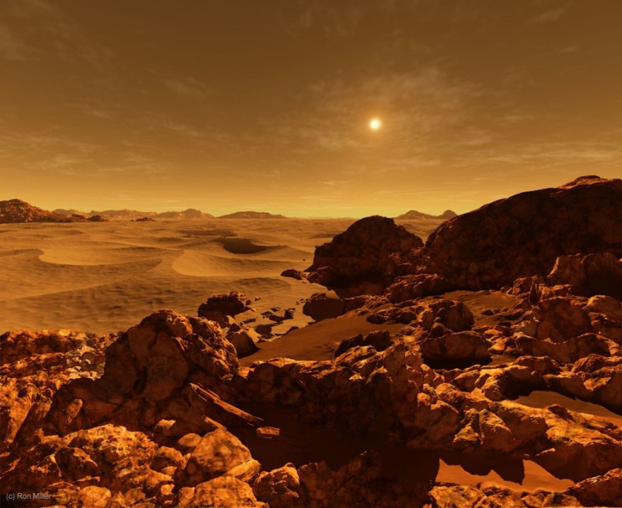Digər planetlərdə dan yeri sökülərkən