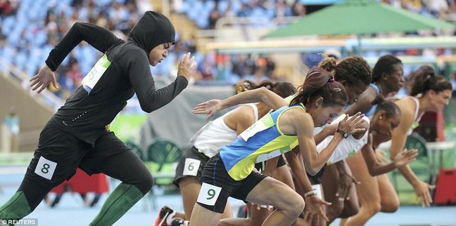 Olimpiadanın hicablı ulduzu - VİDEO+FOTOLAR