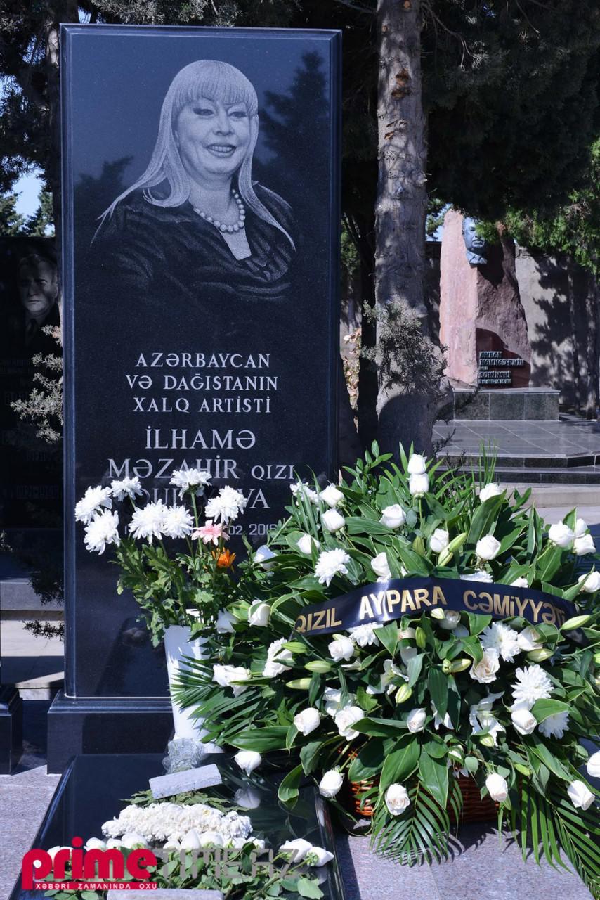 İlhamə Quliyevanın məzarı bu gün - FOTOLAR