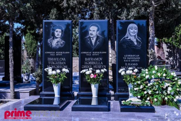 İlhamə Quliyevanın məzarı bu gün - FOTOLAR