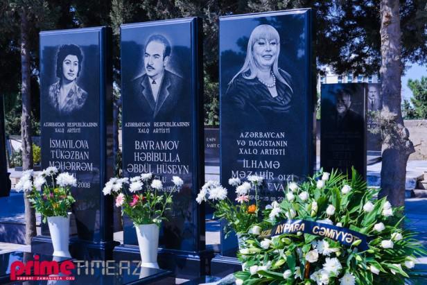 İlhamə Quliyevanın məzarı bu gün - FOTOLAR