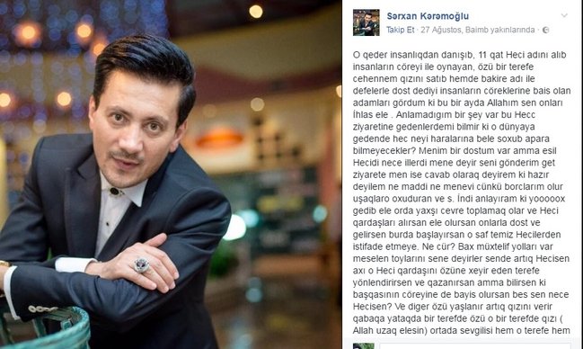 "11 dəfə "Həci" adını alıb, qızını bakirə adı ilə..."- aparıcı dindarlara "İLİŞDİ"