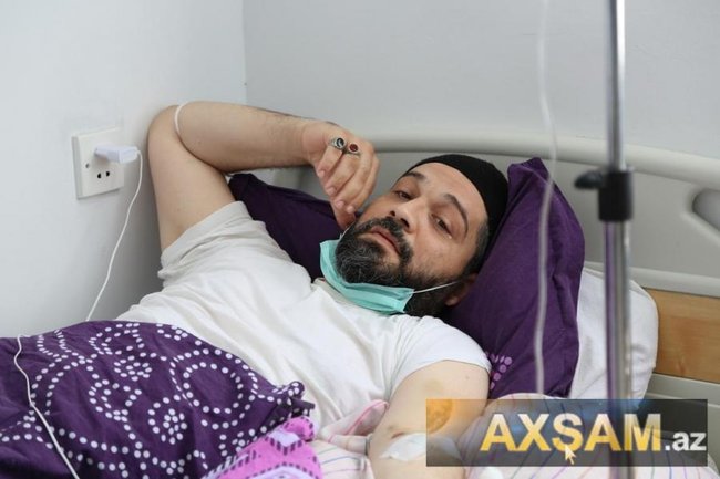 "Analizləri İrana göndərdik" - xərçəngə tutulan rejisor xəstəxanada- FOTOLAR
