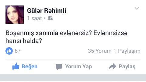 Boşanmış xanımla evlənərsiz? - Gənclərimizin qandondurucu cavabları