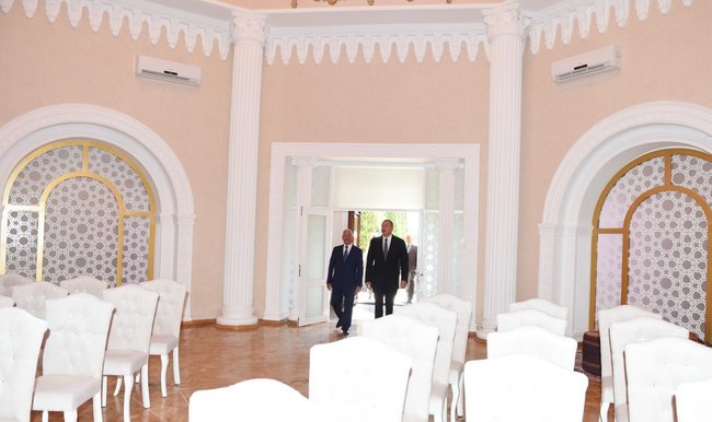 Prezident nikah evinin açılışında - FOTOLAR